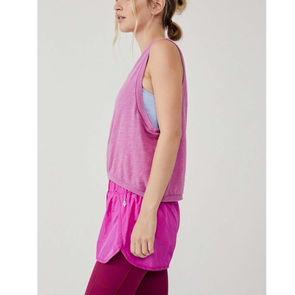 đLAST CHANCEđ NWT FP Movement Love Tank / Magenta Disco - Picture 2 of 6